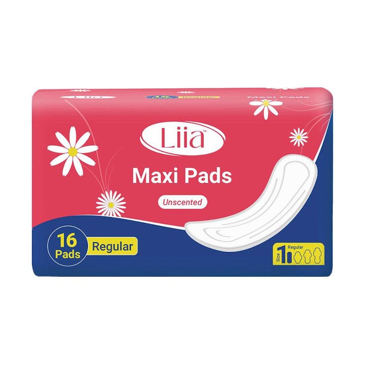Liia Maxi Pads - 16 Count 1