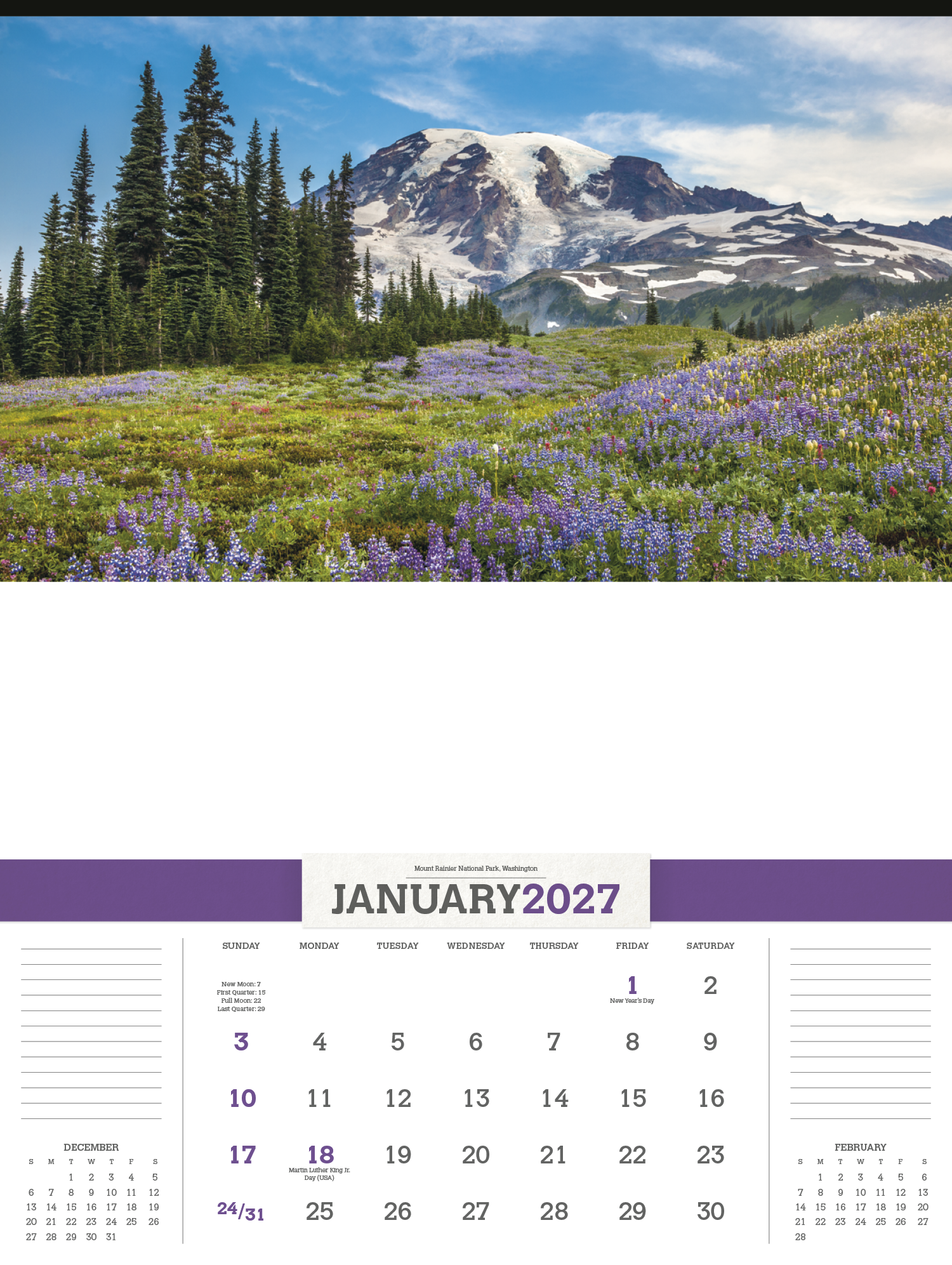Triumph® Calendars American Splendor without Date Blocks Calendar 39