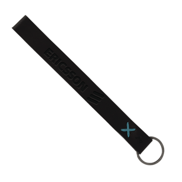 Hayward Leather Wrist Keychain with Metal Split-Ring 66