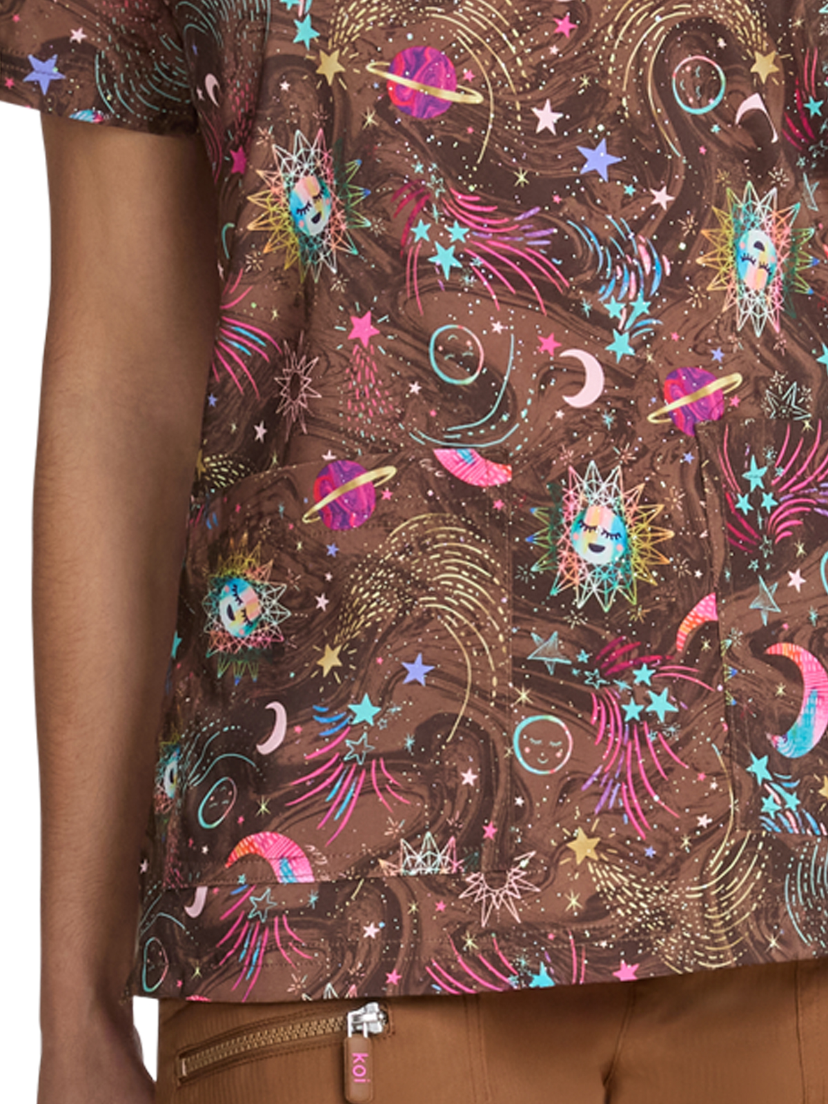 Artist Series - Women's Two-Pocket Print Top 9