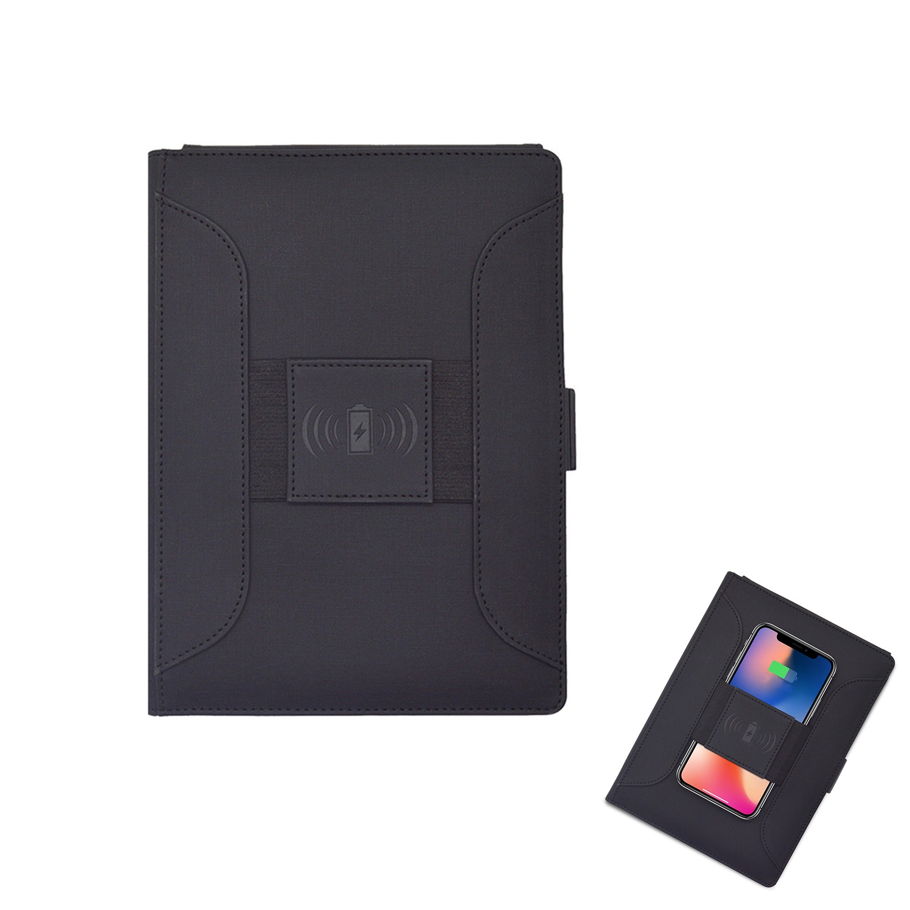 Wireless Charger Diary Notebook 3