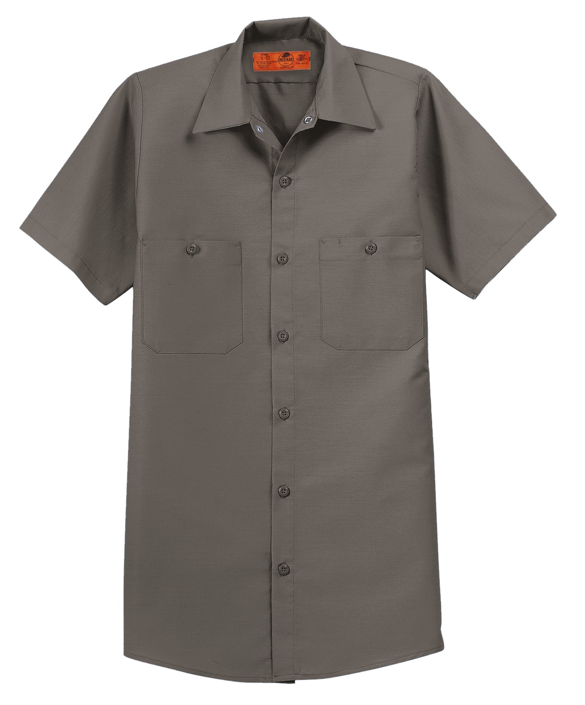 Red Kap Long Size, Short Sleeve Industrial Work Shirt. SP24LONG 45