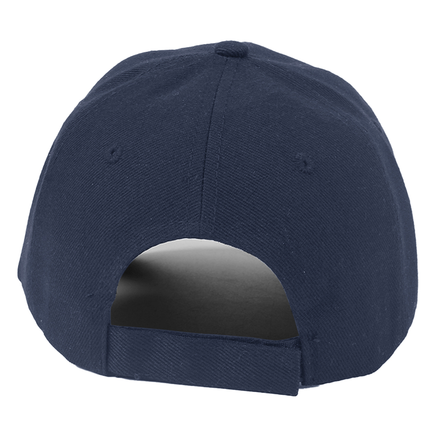 Stock Solid Color Polyester 6-Panel Cap 3