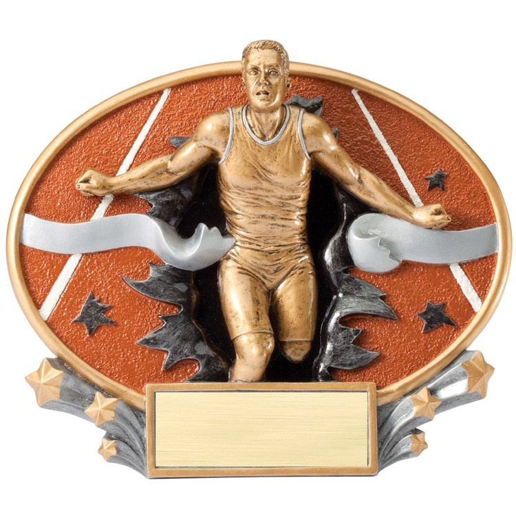 Track - Male Xplosion Oval Resin Award 2