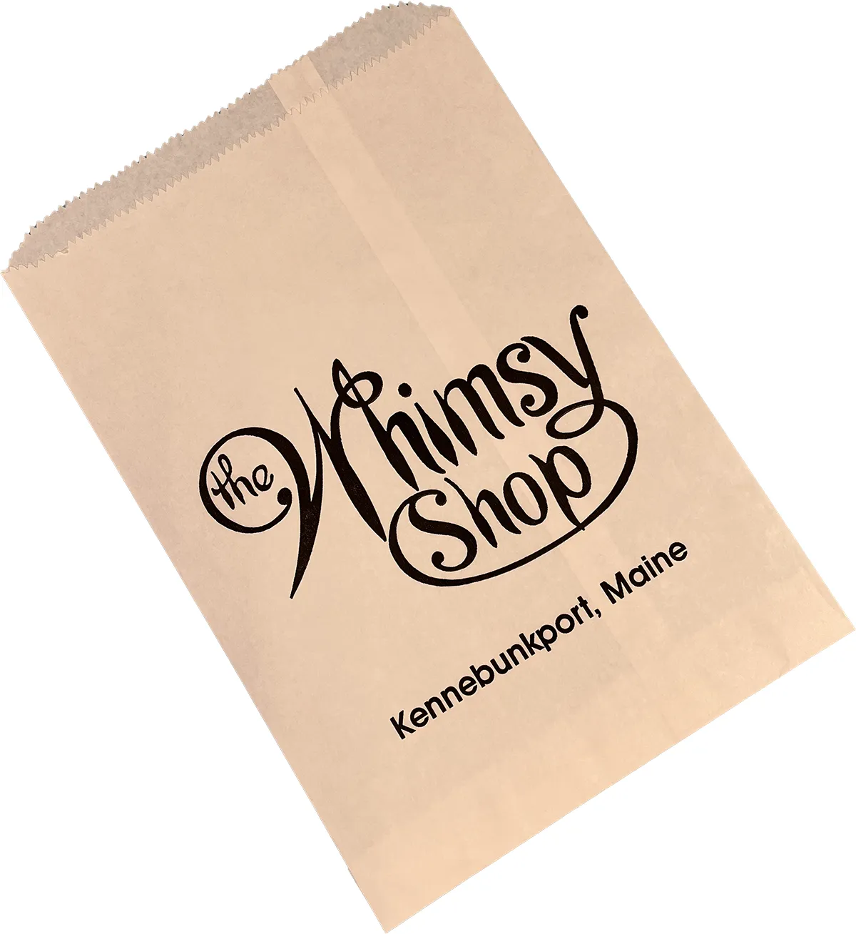White Kraft Merchandise Bags - Ink Imprinted 1