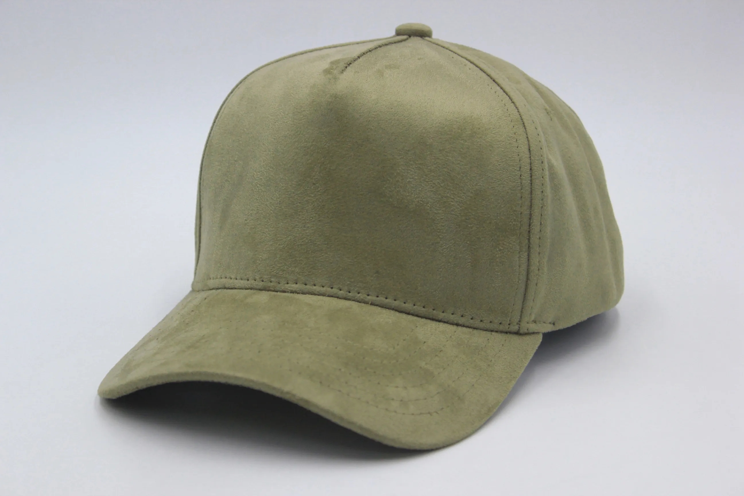 A Frame Suede 5 Panels Baseball Cap Snapback