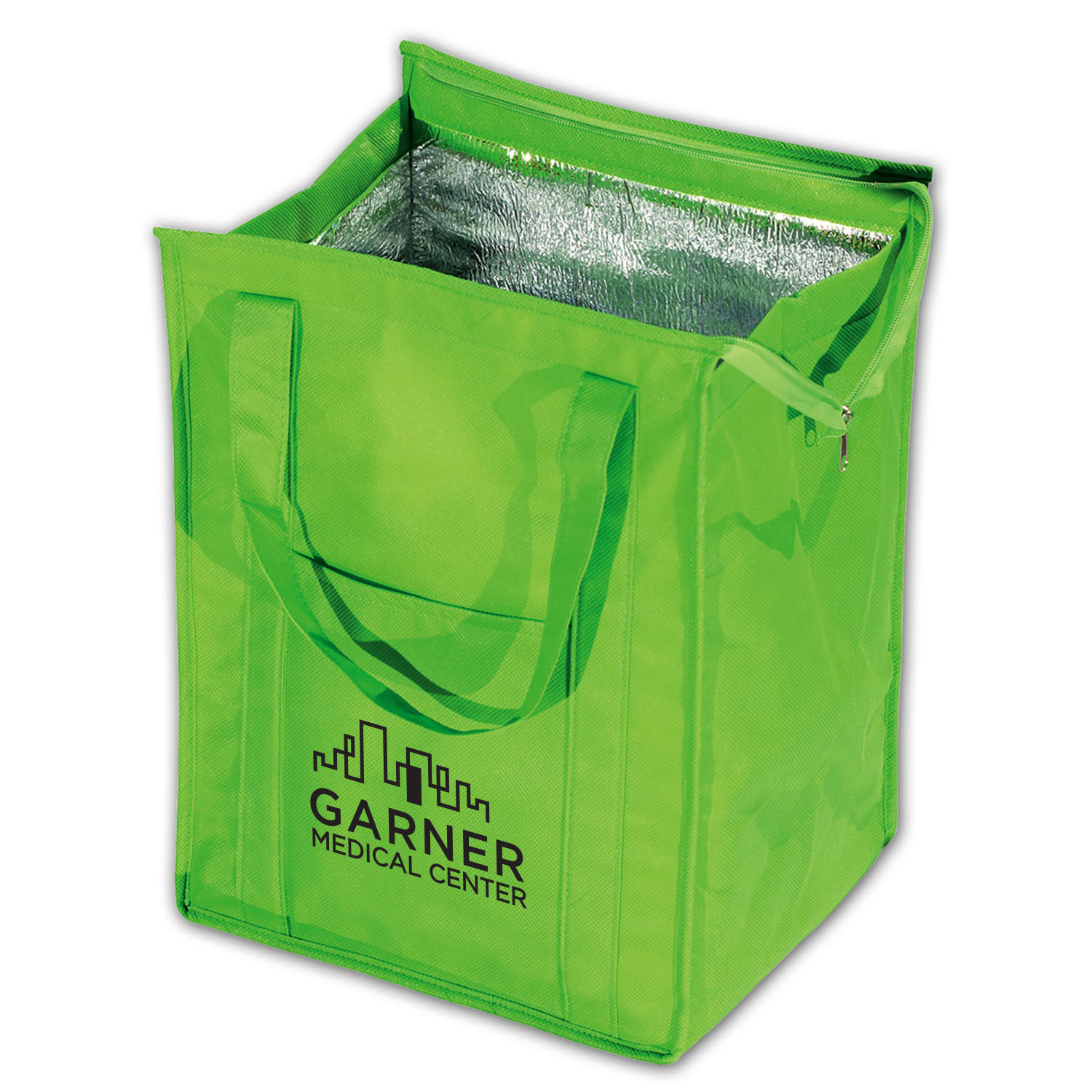 Insulated Polytex Tote W/Zipper 2