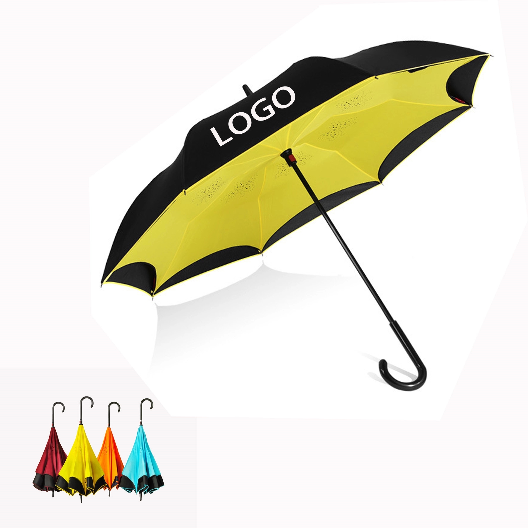 Auto Open Reverse Inverted Umbrella 2