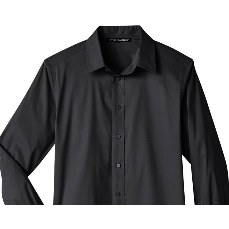 Devon & Jones Men's Crown Collection™ Stretch Broadcloth Slim Fit Shirt 2