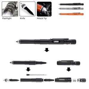 Tactical Pen With Survival Tools 8