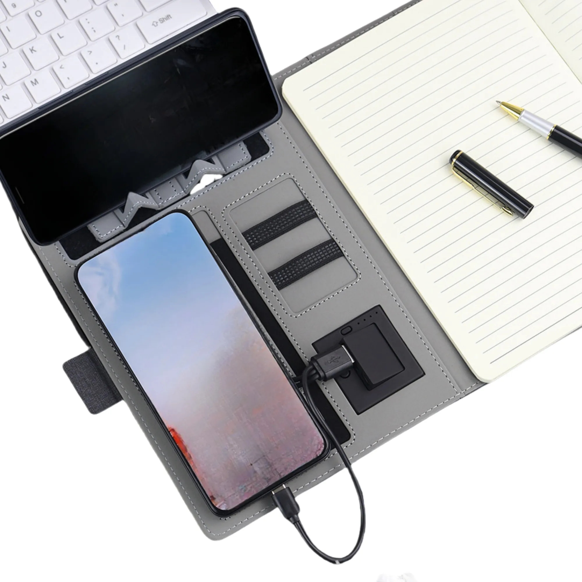 A5 Multifunctional Wireless 8000mAh Charging Notepad 8