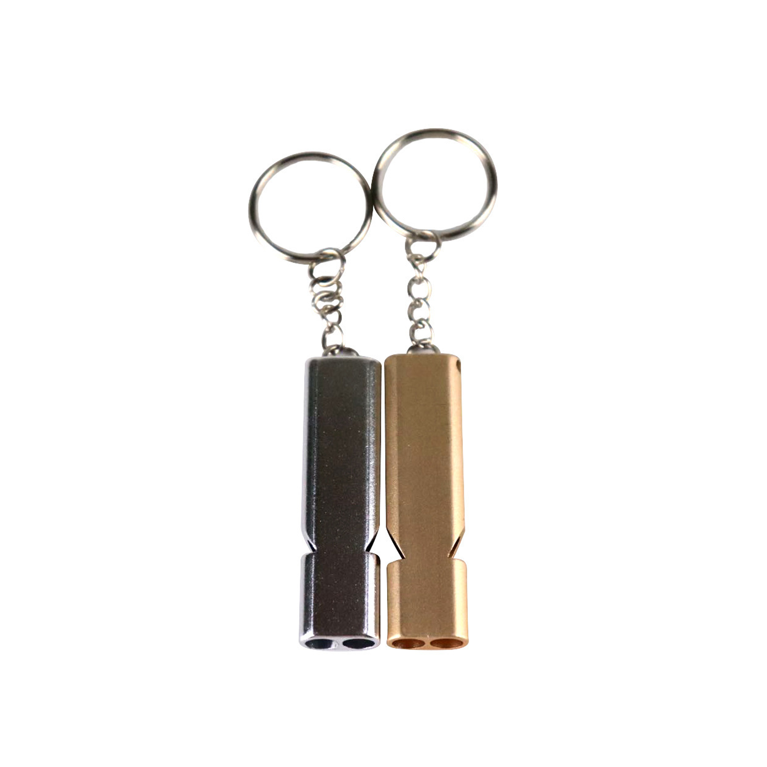 Aluminum Alloy Double Hole High Frequency Whistle 2