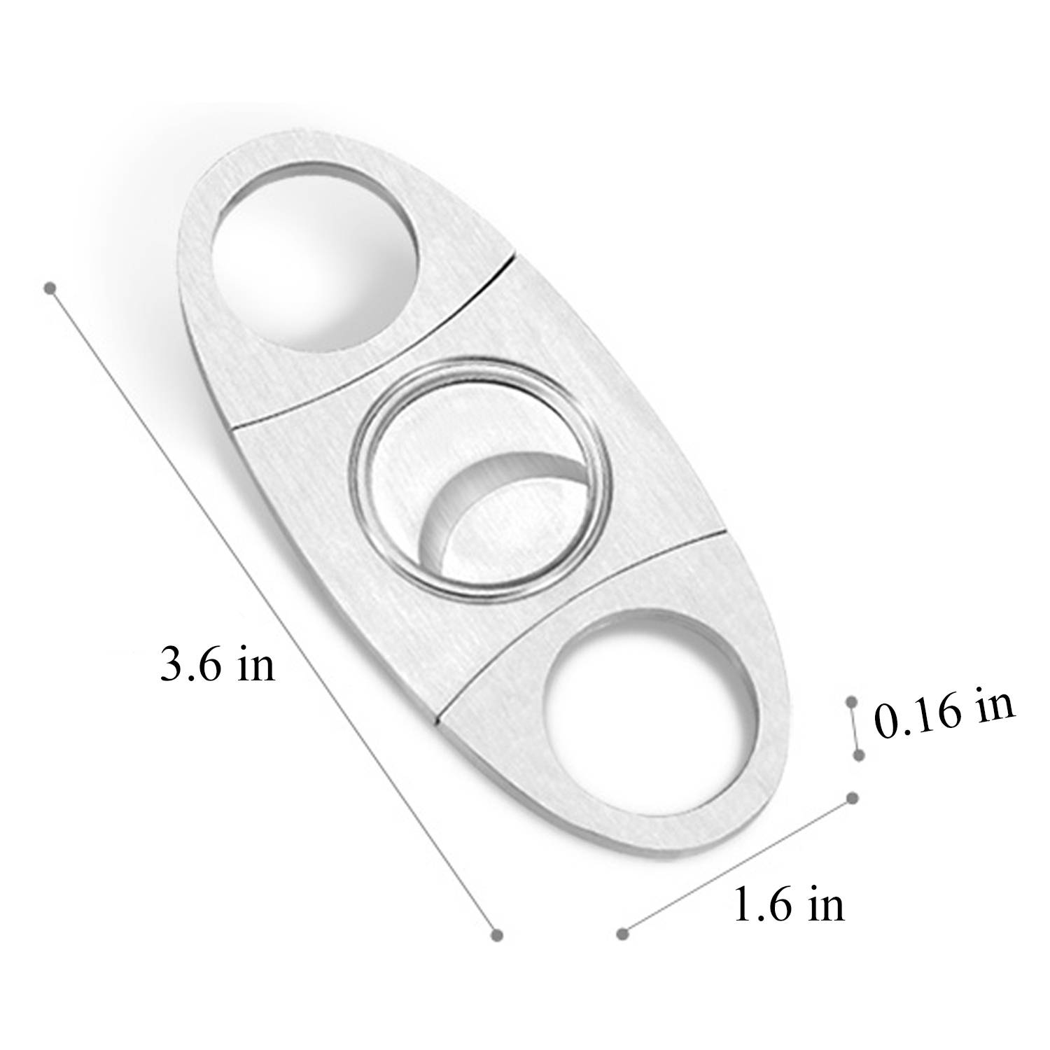 Stainless Steel Cigar Cutter Torch Lighter Set 4