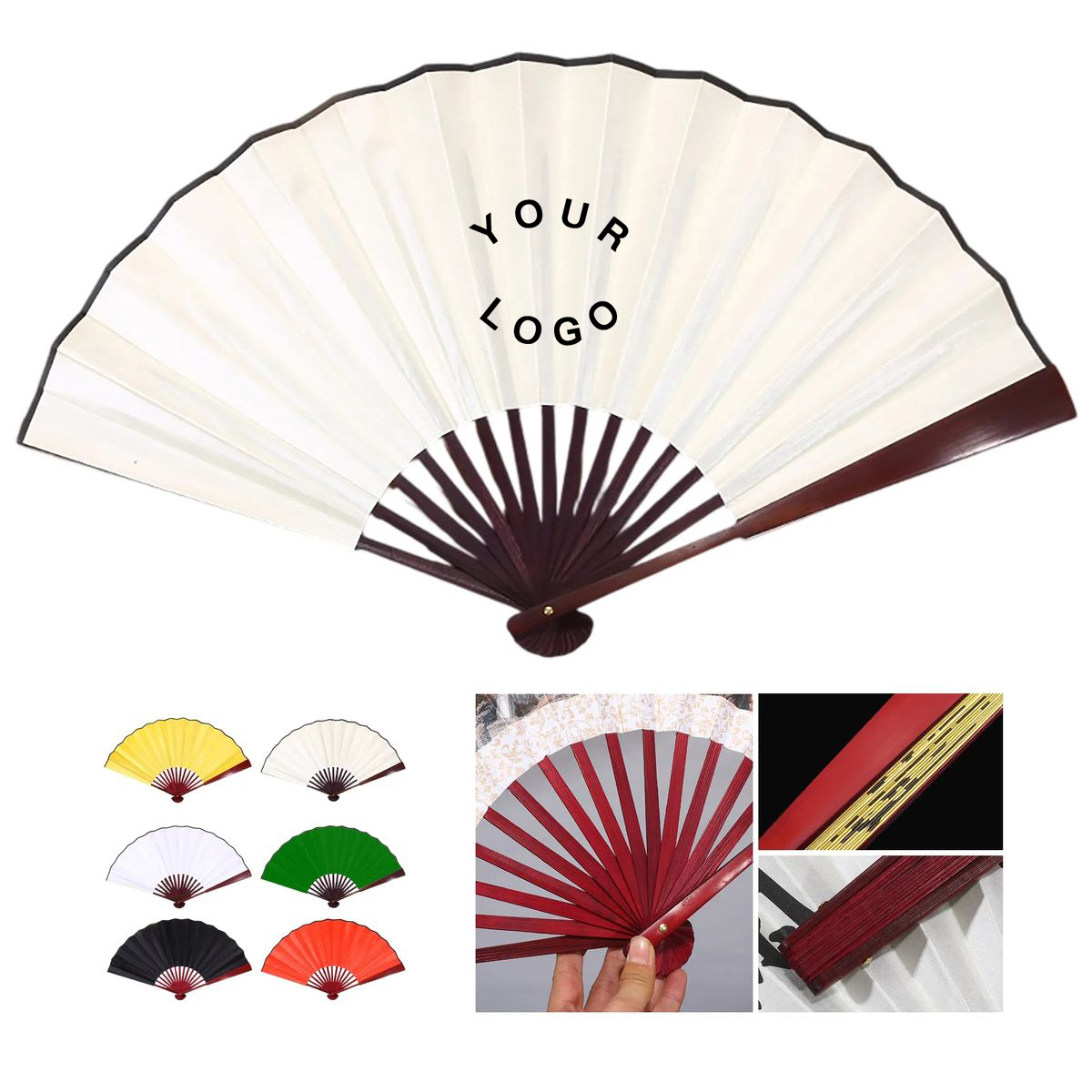 Decorative Bamboo Fan for Events 8