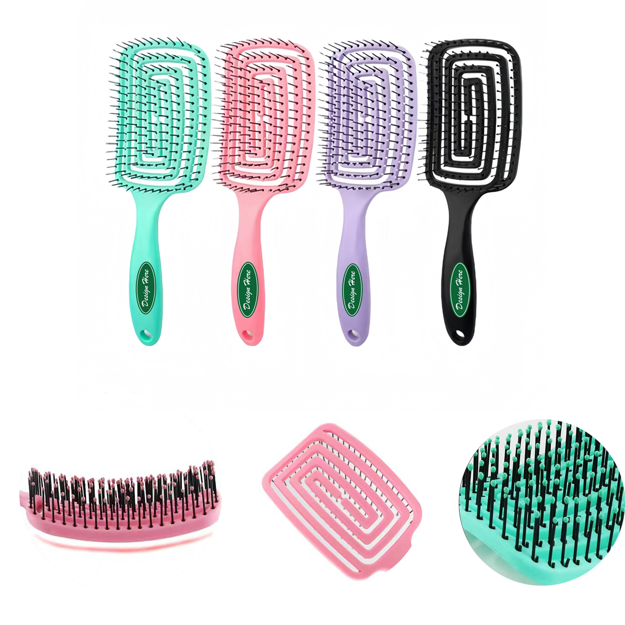 Wet & Dry Use Hair Comb Professional Salon Styling Tool 2