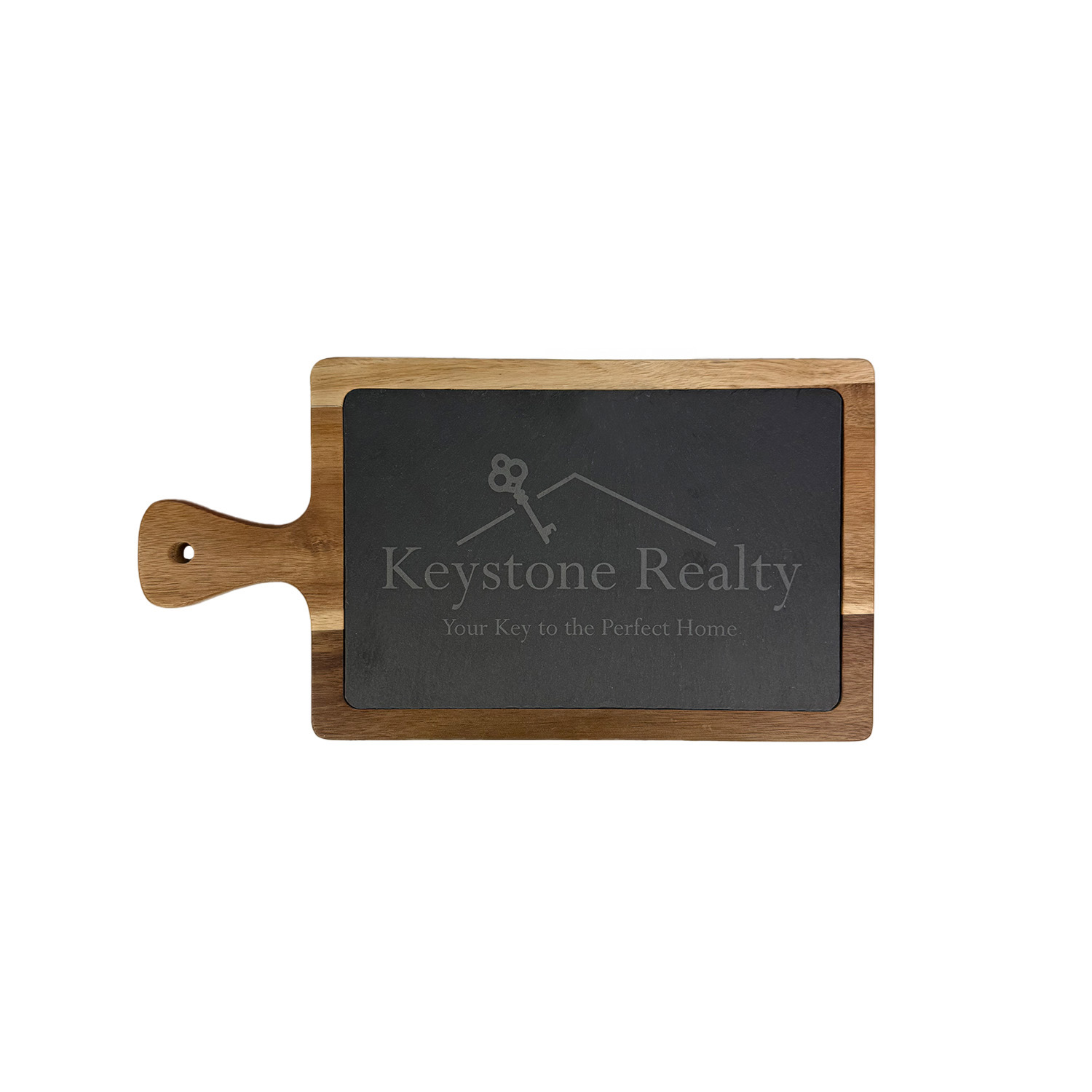 Acacia Wood and Slate Serving Board