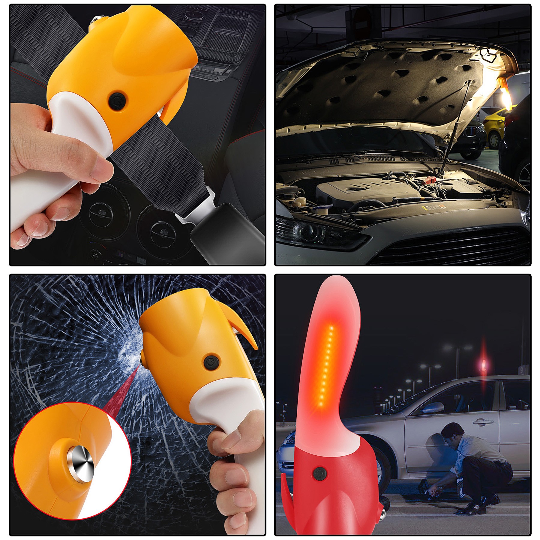 Emergency COB Flashlight Multifunctional Tool 1
