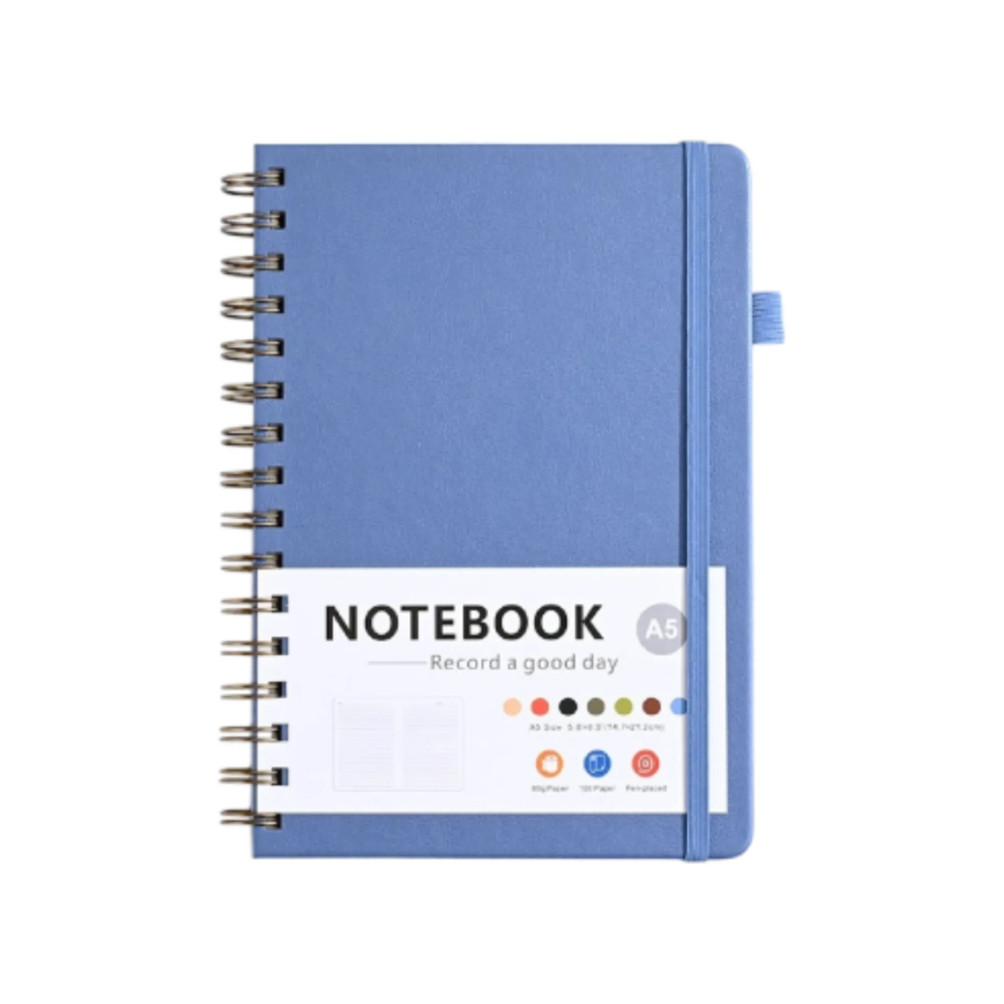 A5 Spiral - Bound Notebook Colorful Covers for Daily Use 4