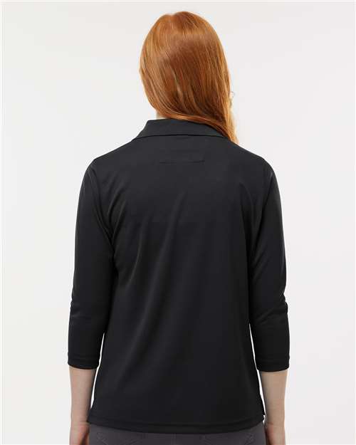 Women's Lady Palm Three-Quarter Sleeve Polo - 120 5