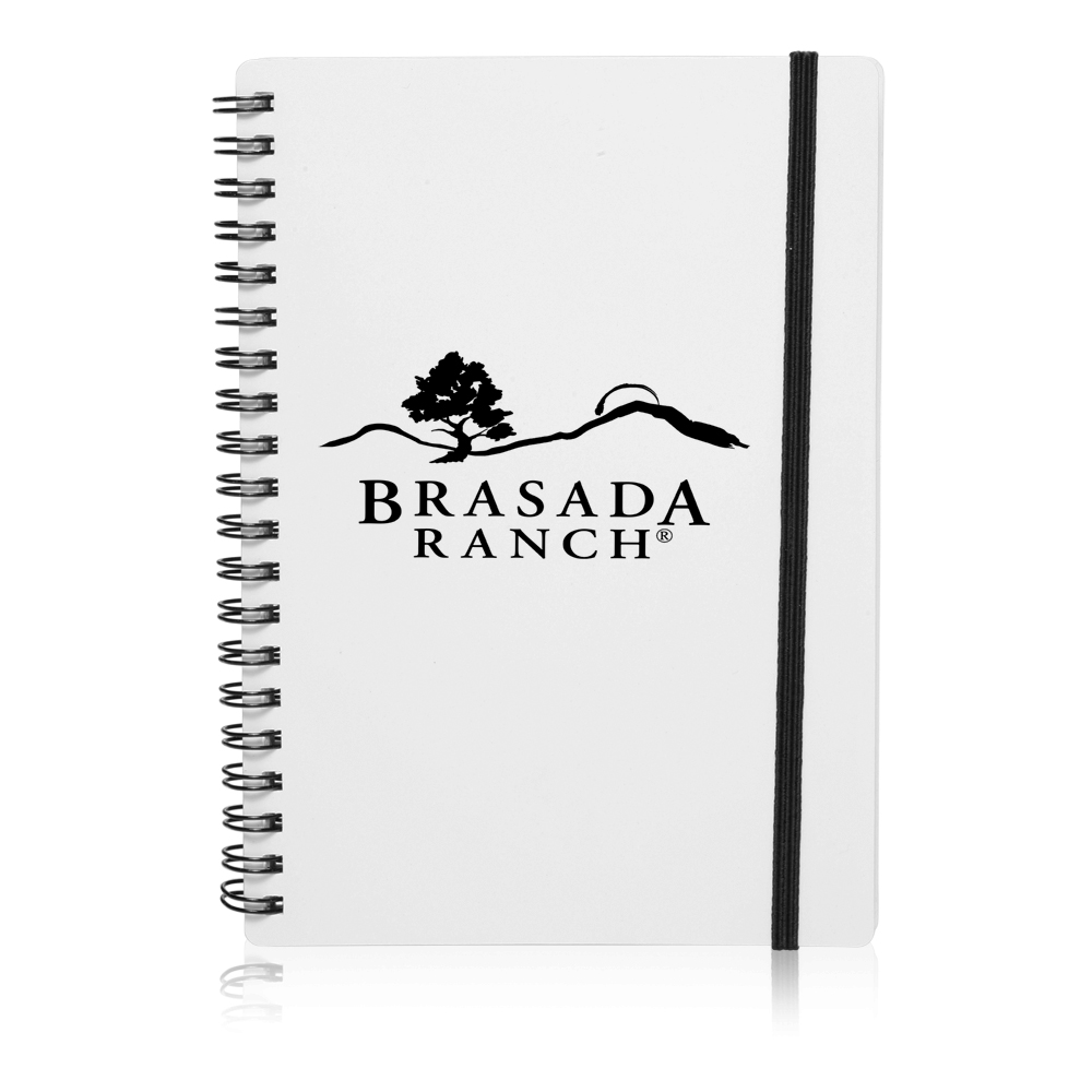 Spiral Notebook with Color Accent - 5" W x 7" H 5