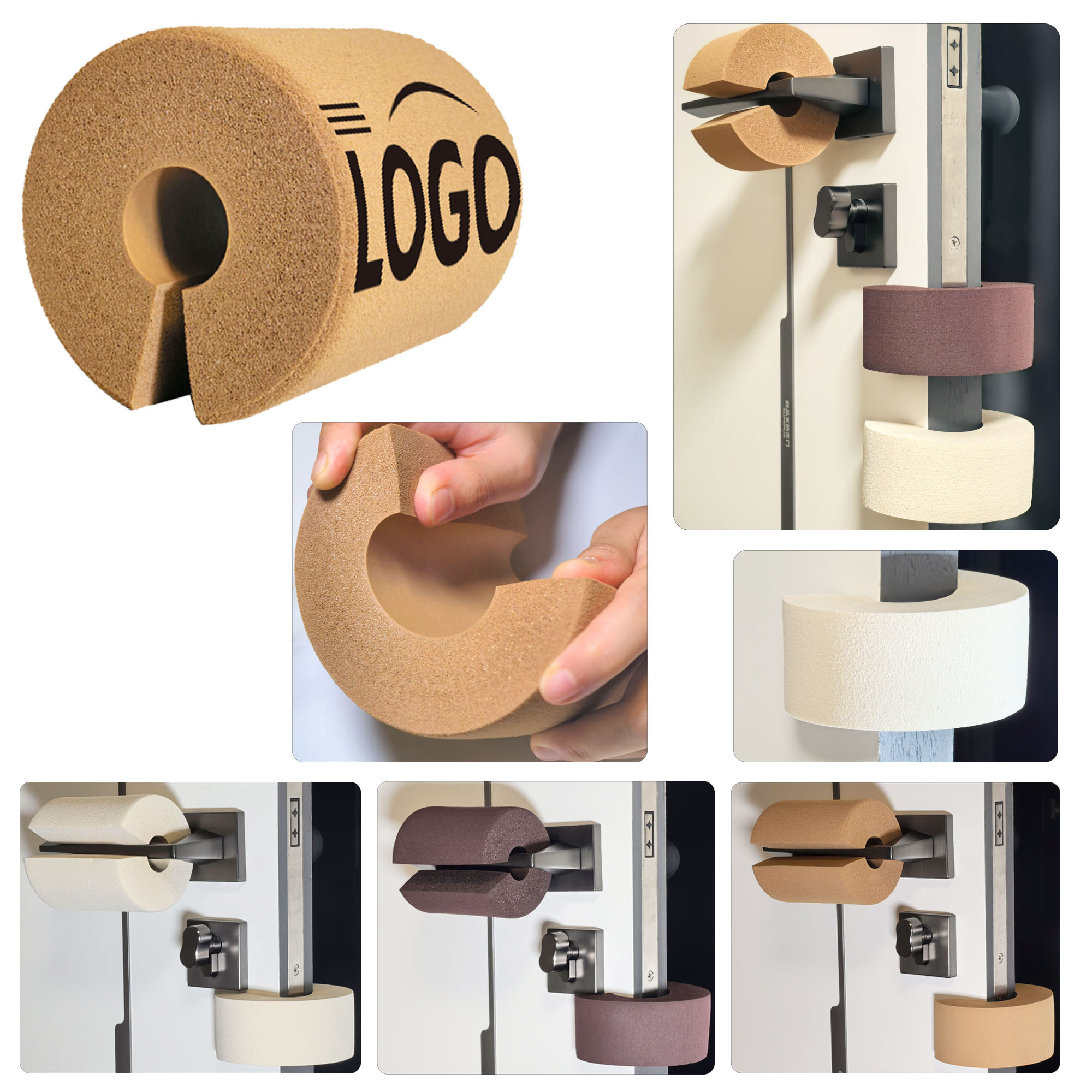 High Elasticity Anti-Collision Hand Guard Door Stopper 2