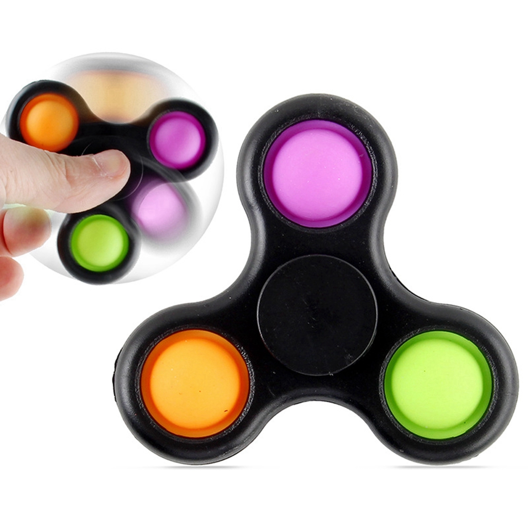Push Pop Rotatable Fidget Spinner Toy 7