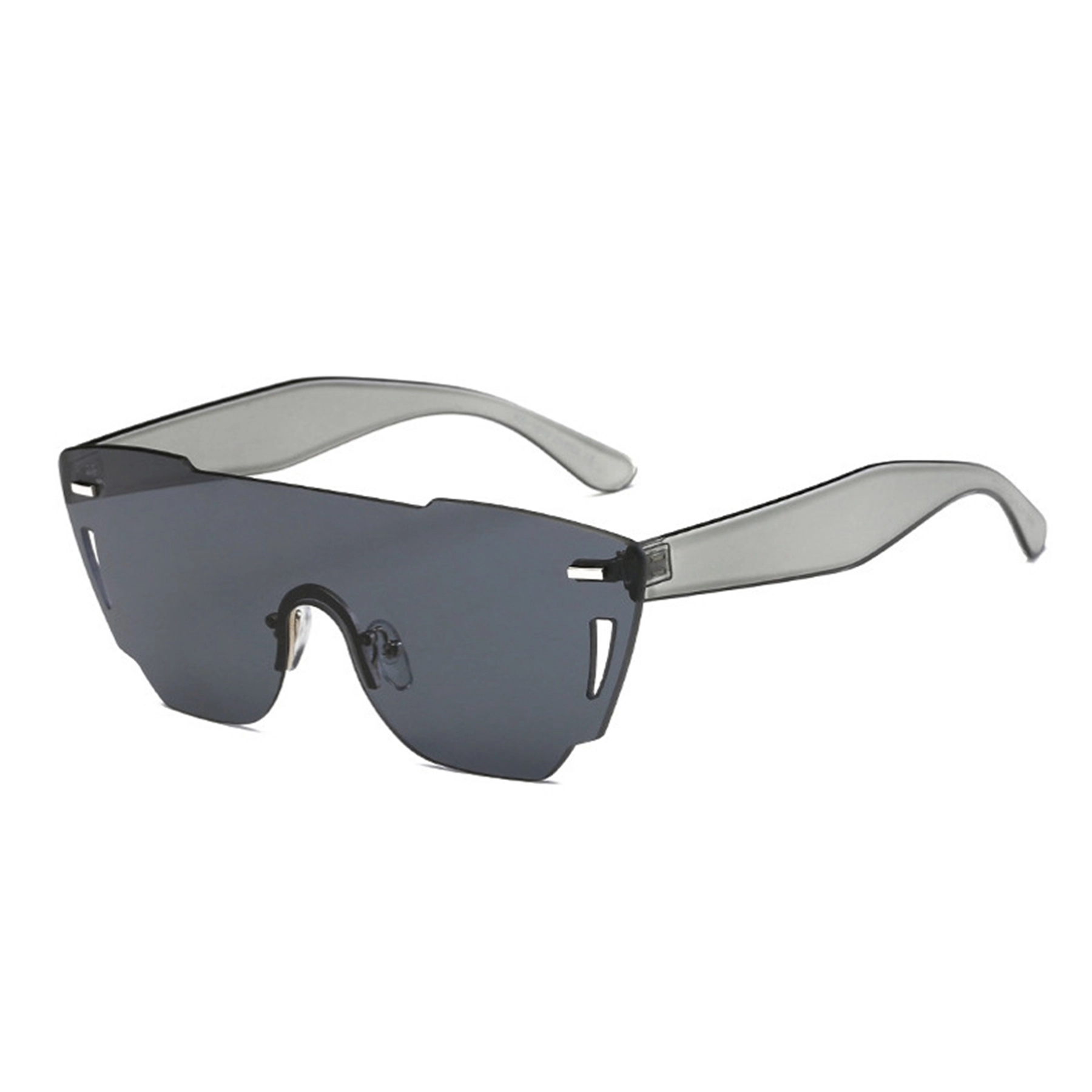 Oversized Rimless Carved Sunglasses 7