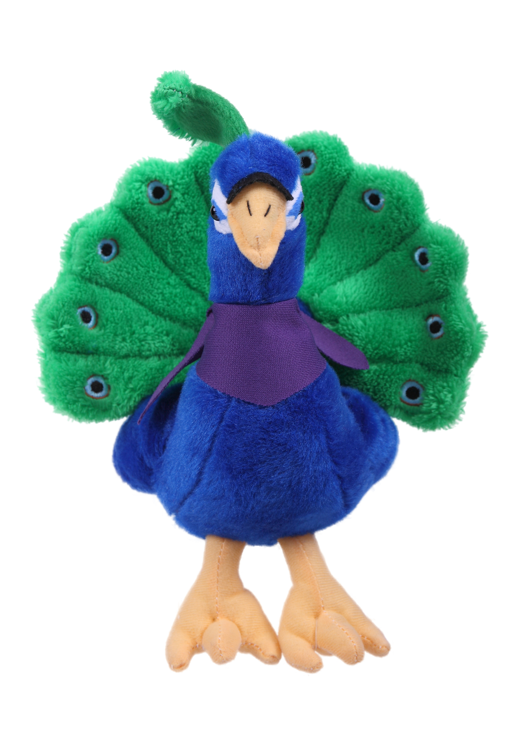 Soft Plush Peacock with Bandana
