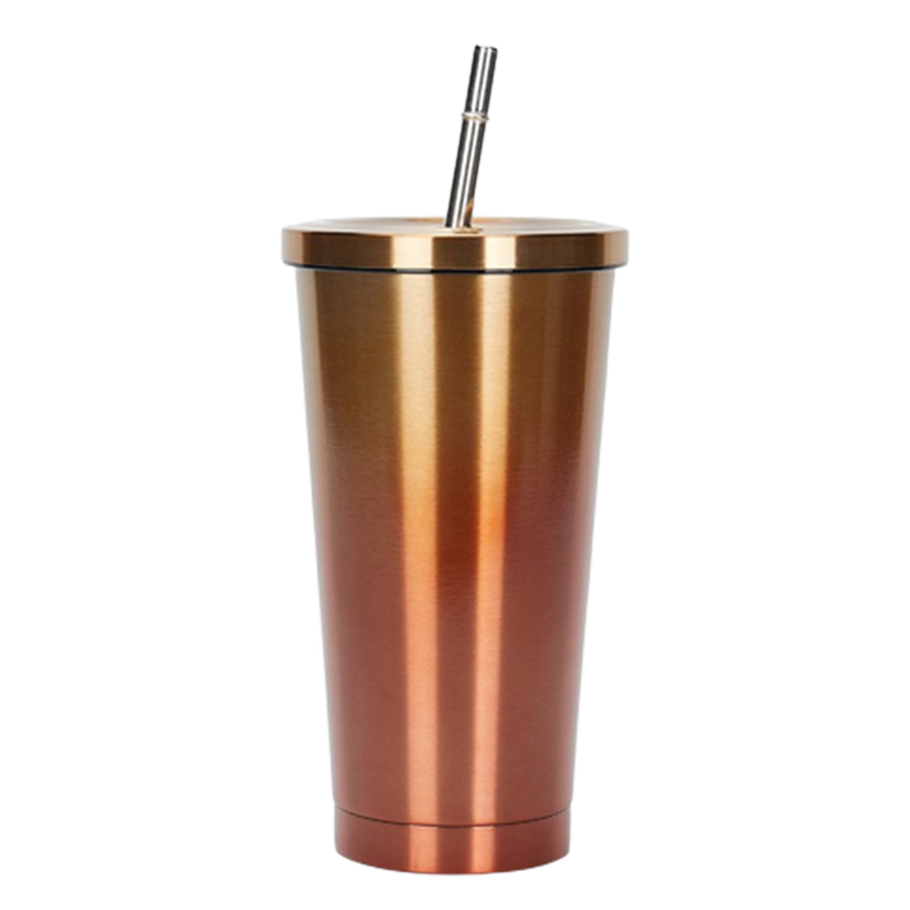 16.9Oz Vacuum Insulated Stainless Steel Tumbler W/ Lid And S 7