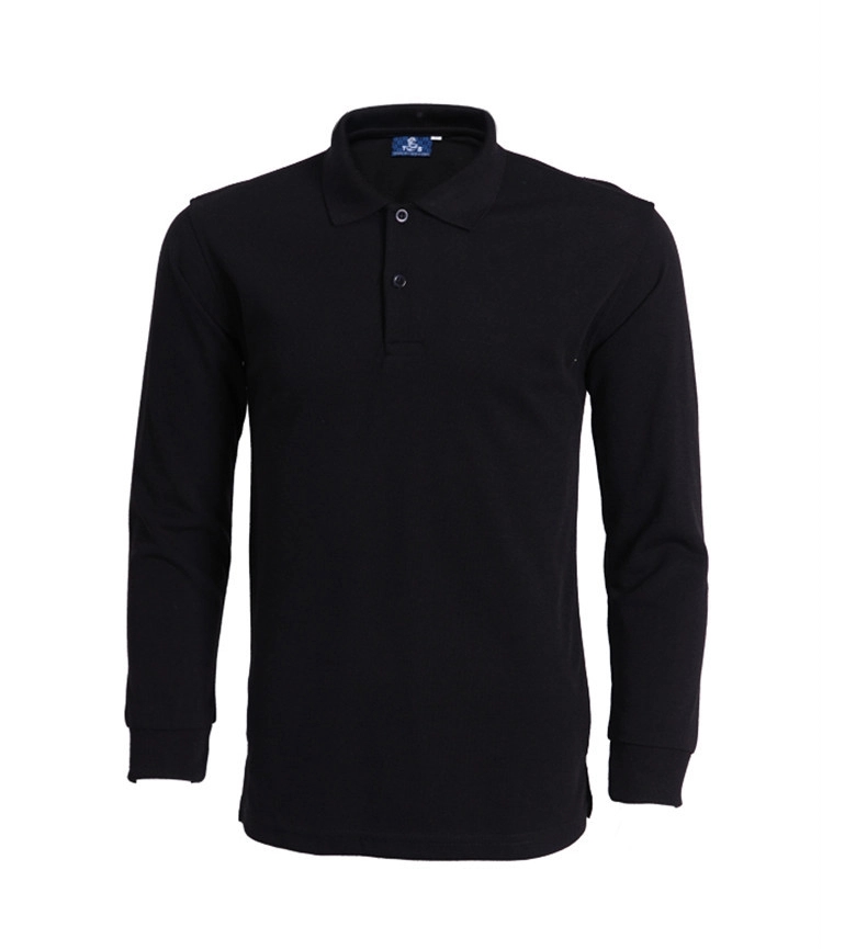 Cotton Long Sleeve Polo 7
