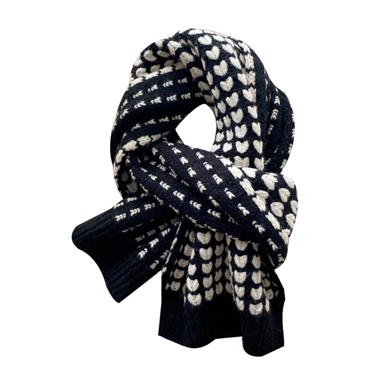 Love Knitted Wool Scarf 3
