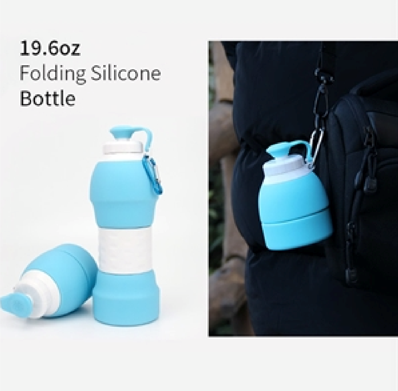 20oz Folding Silicone Bottle 4