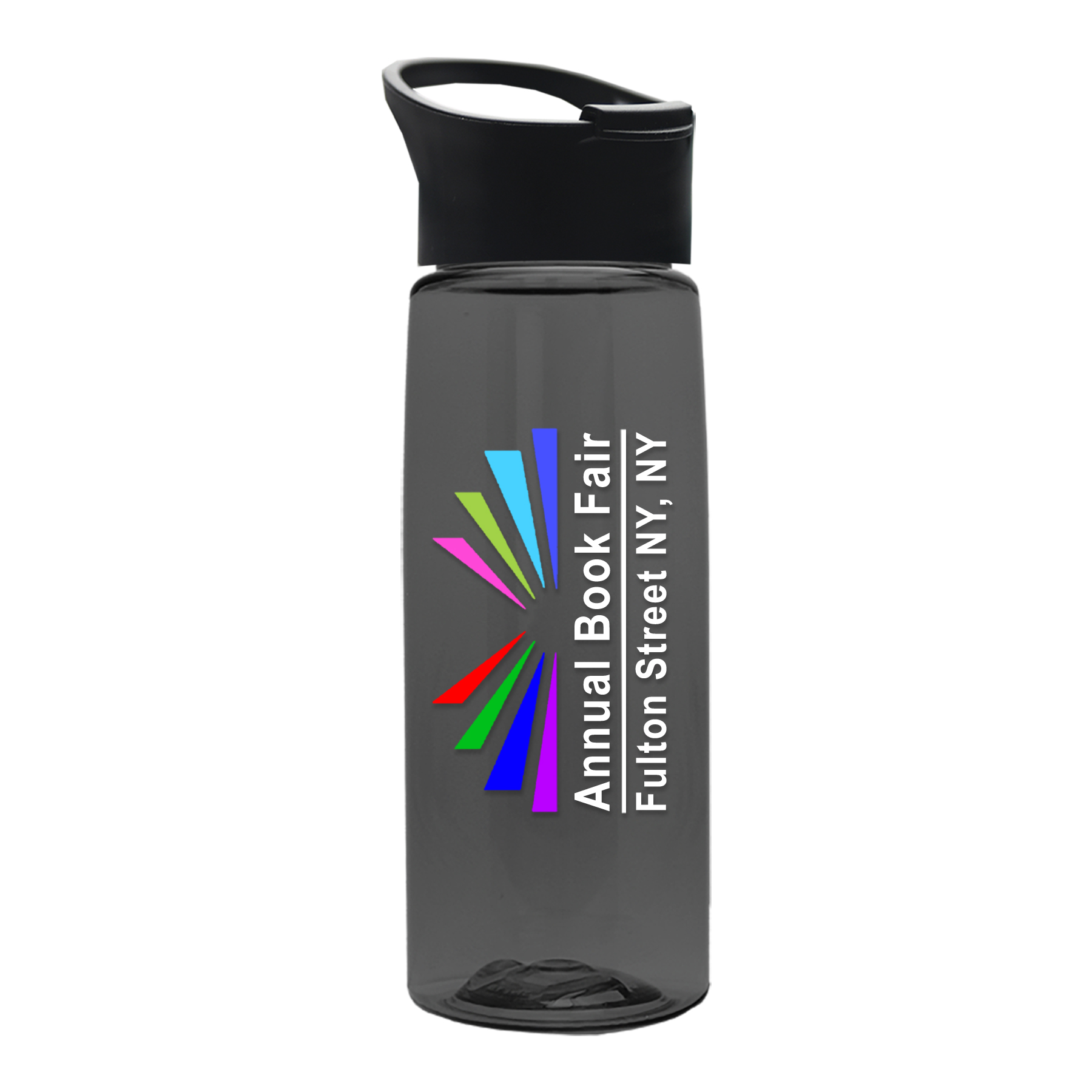 The Flair - 26 oz. Transparent Tritan Bottle with Pop-up and Digital Imprint 5