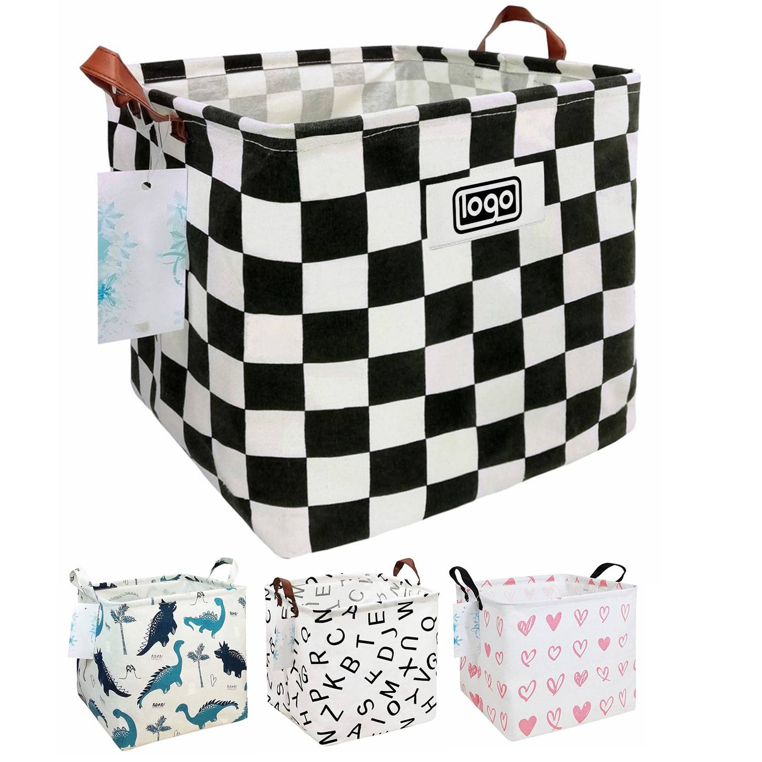 Waterproof Canvas Home Storage Basket 2