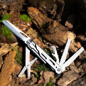 Wooden Panel Multi Emergency Hammer With Axe Essential Tools 16