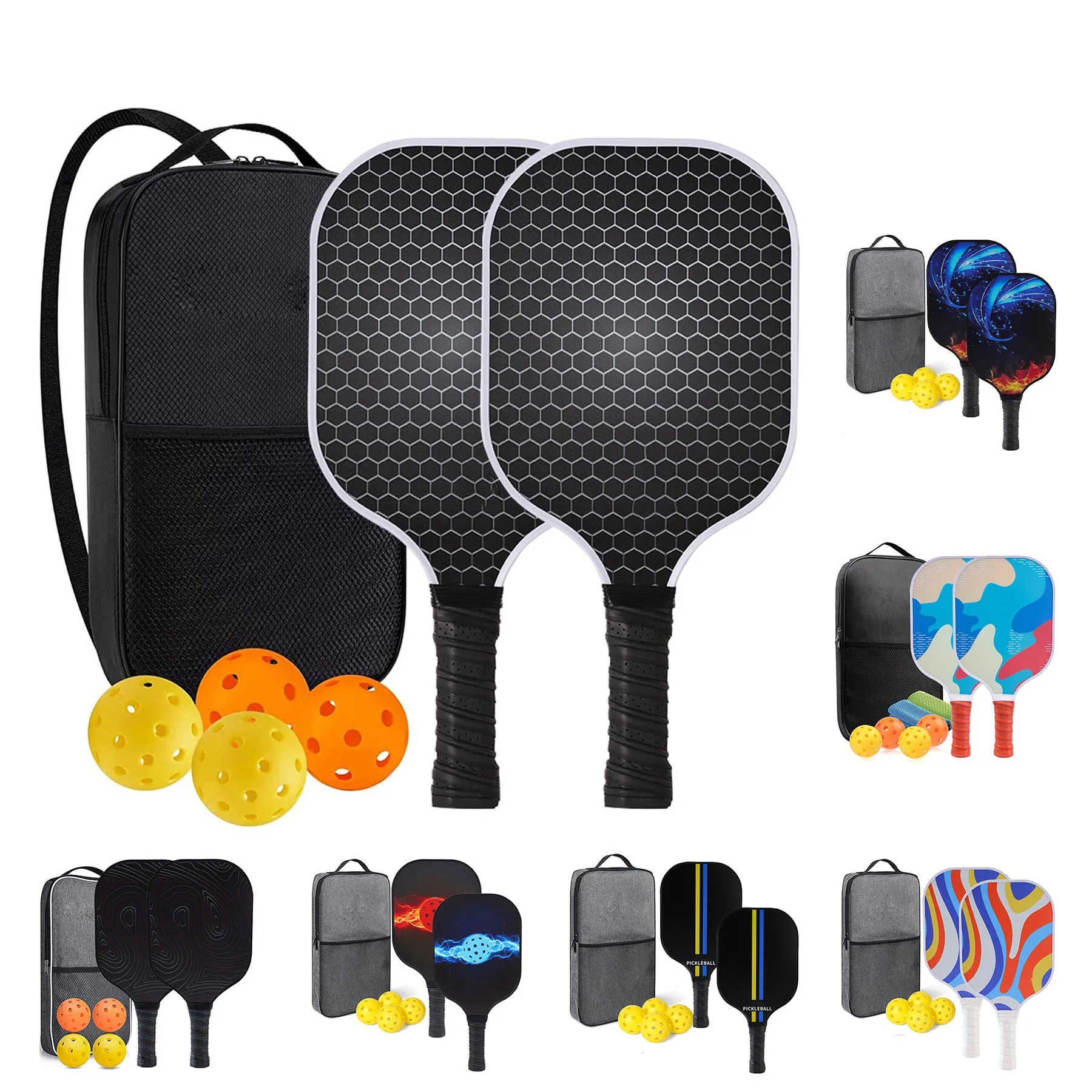 Graphite Pickleball Paddles Set 1