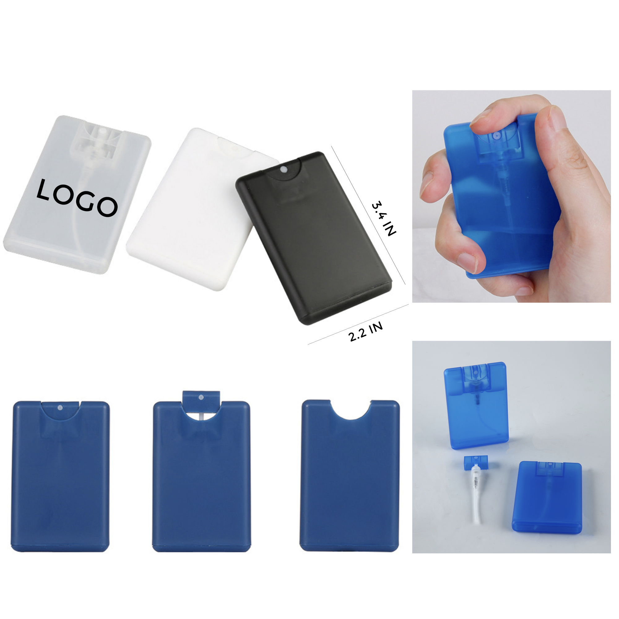 Convenient Mini Credit Card Hand Sanitizer Spray 1