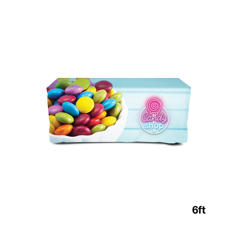 DisplaySplash 6' Fitted Table Cover 7