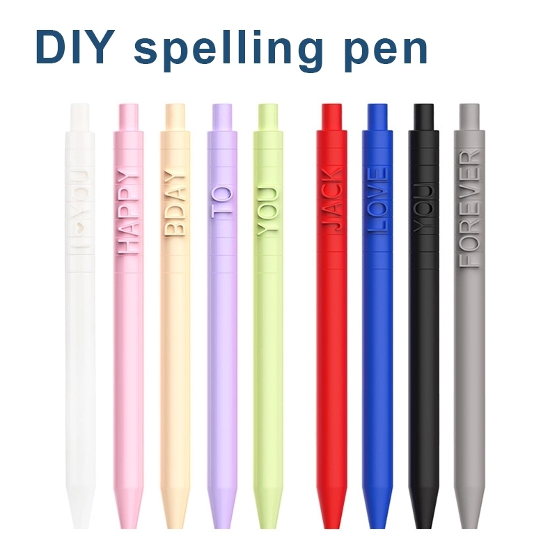 DIY pen with letter spelling 1