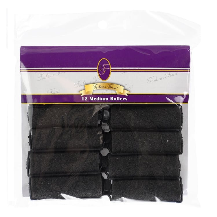 Medium Foam Rollers - Black 12 Pack 1