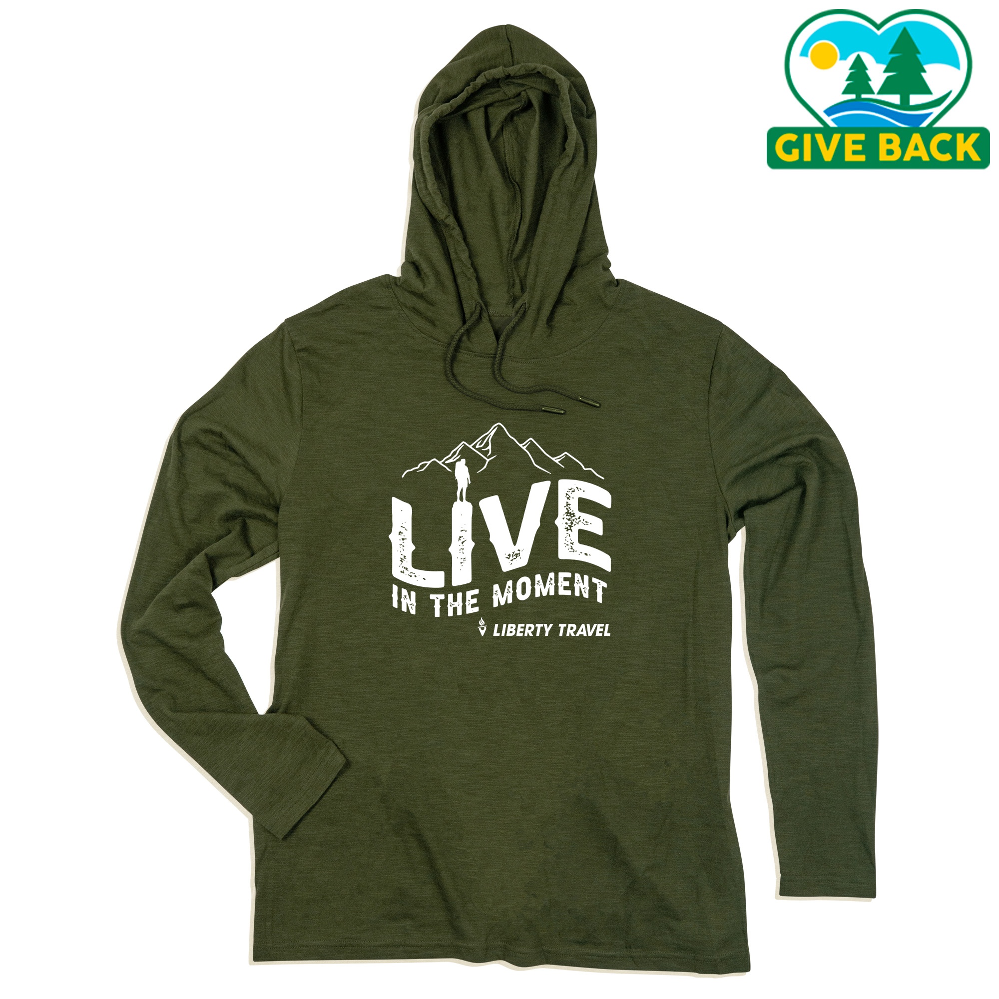 ACE Adult Long Sleeve Slub Hooded T-Shirt 4