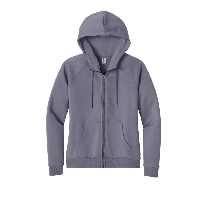 AllMade Women's Organic CVC Fleece Full-Zip Hoodie 12