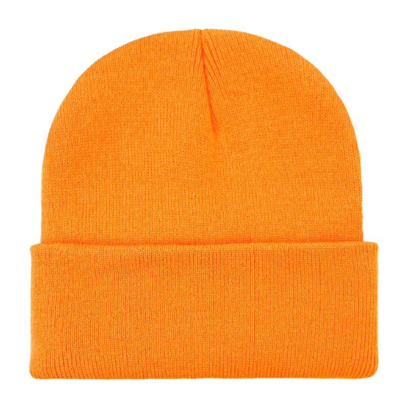 Knitted Cuffed Rolled Beanie 6