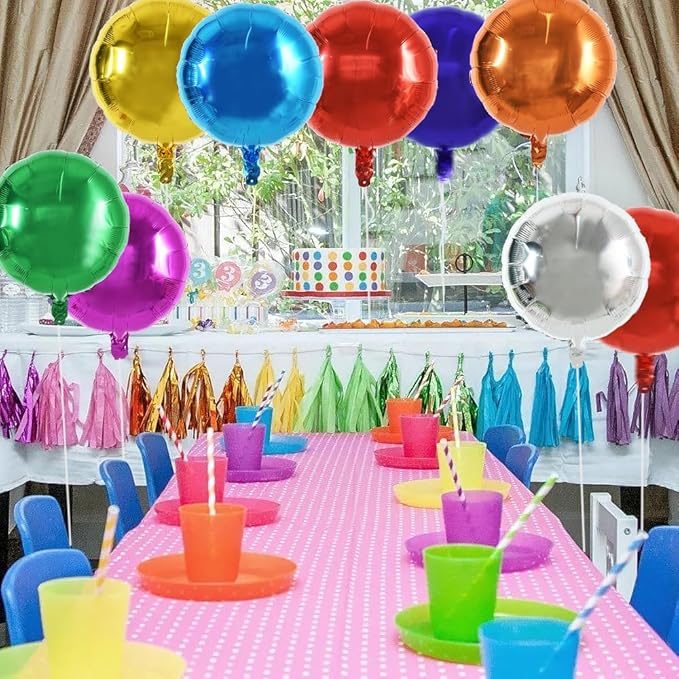 18 Inch Round Shape Foil Mylar Balloon 3