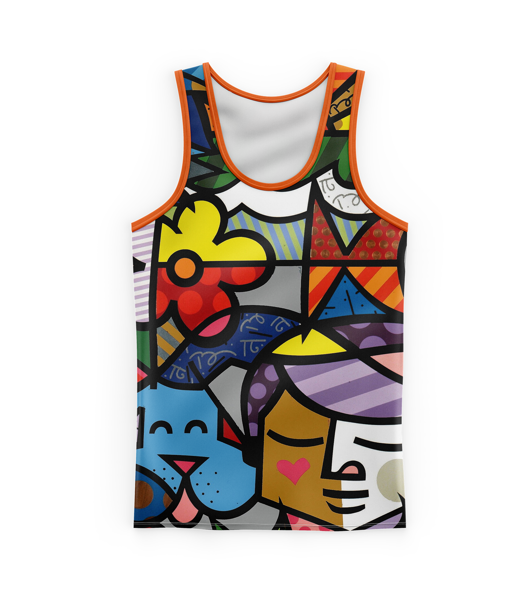 Custom all over and fully dye sublimated Women's Tank top 2