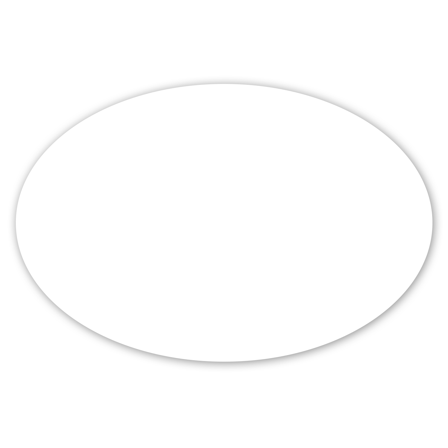 2 X 3 In Oval Perm Standard Label 2