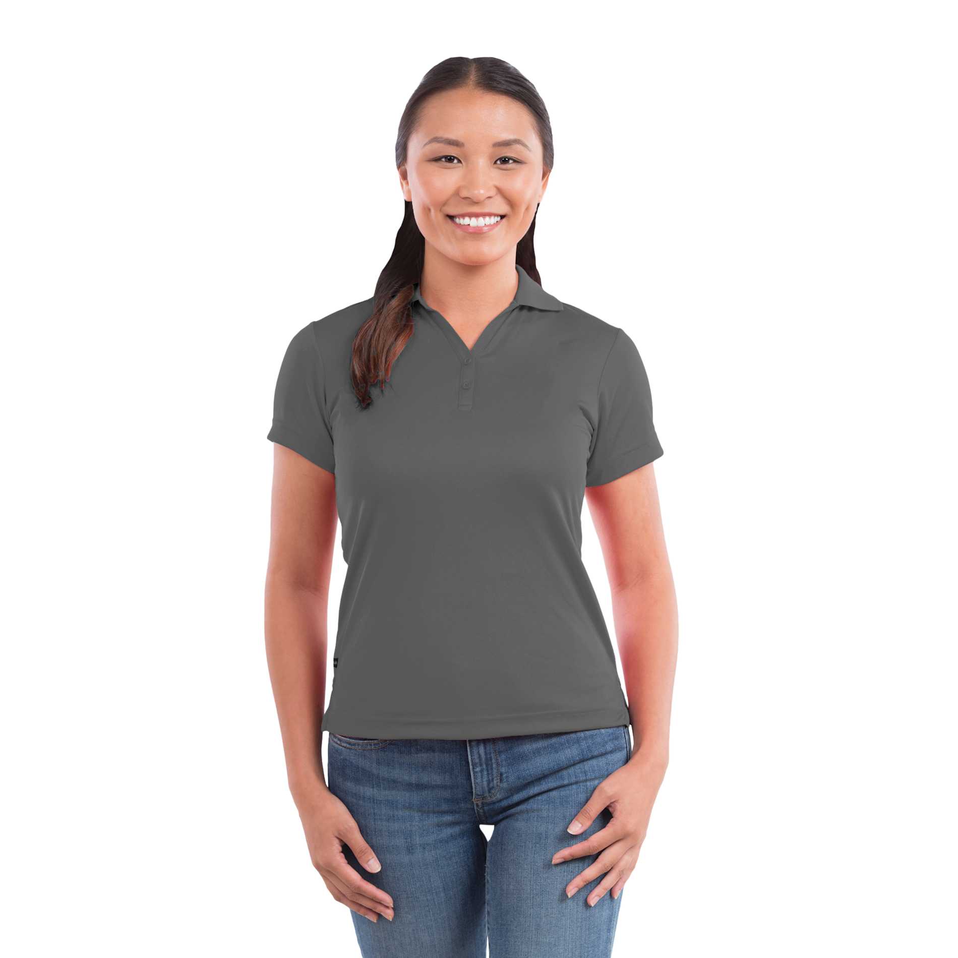 Women's MORENO TEXT MICRO SS POLO 453