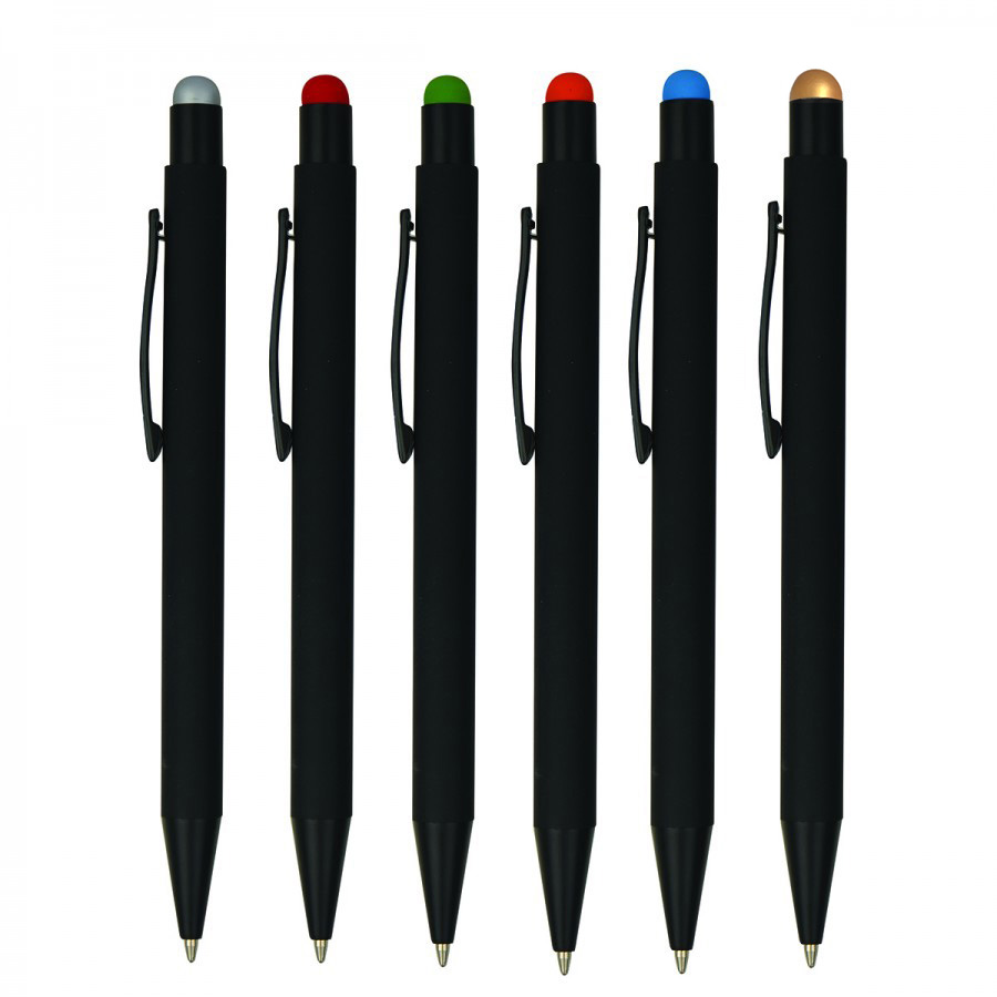Sleek Soft Rubber Pen & Stylus with Matching Laser Engrave 8