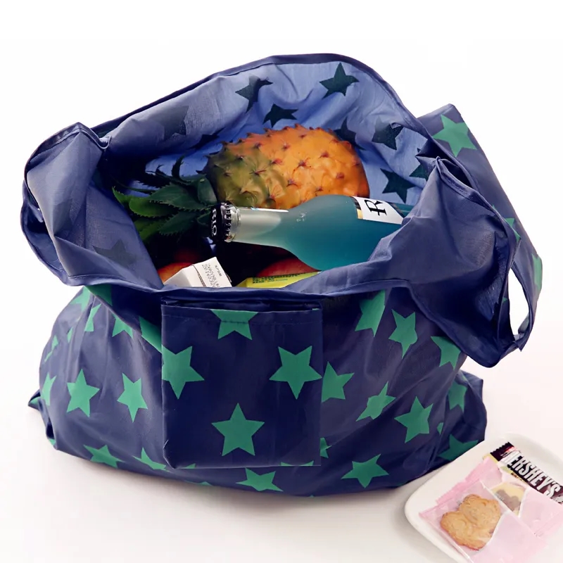 Reusable Foldable Shopping Bag - FULL COLOR 8