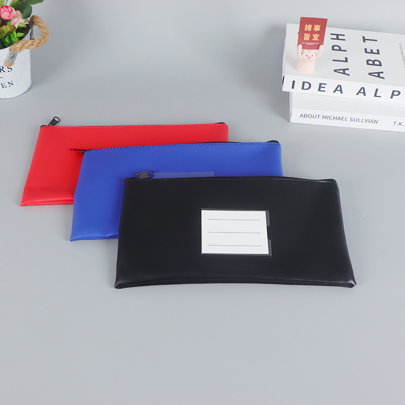 Bank Deposit Money Bags with Zipper 6